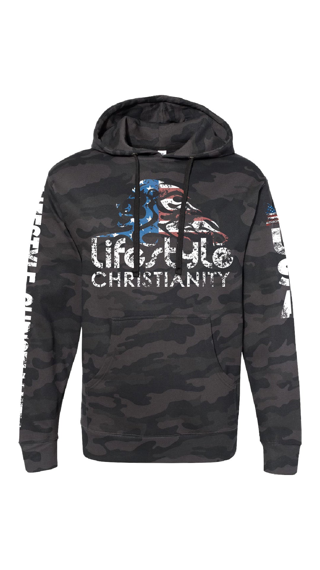 America Will be Saved - Camo Hoodie