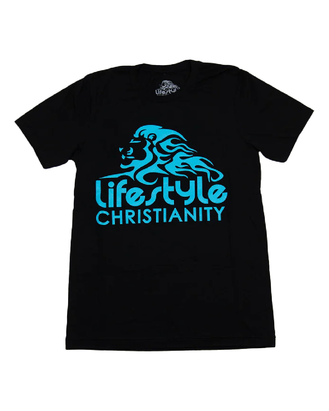 Neon Blue LC Tee (My Life Belongs to Jesus)