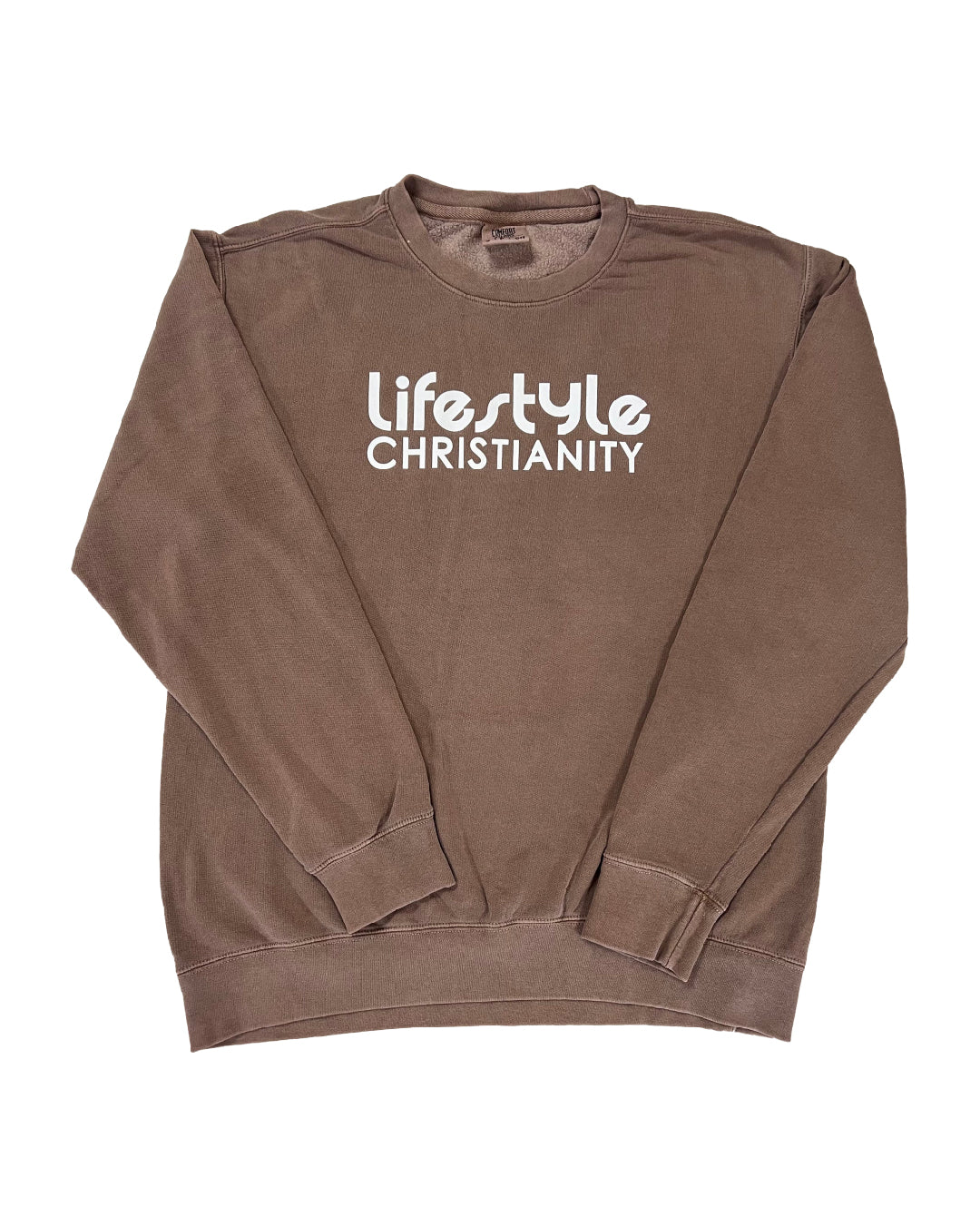 Brown Crew Neck Sweatshirt