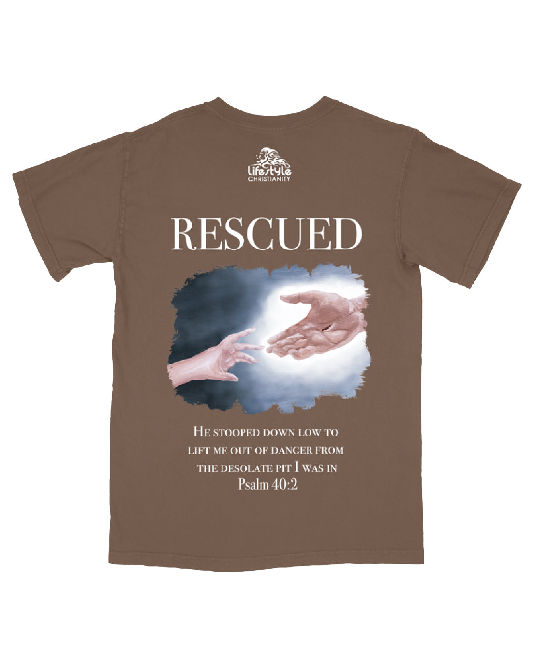 Brown "Rescued" T Shirt