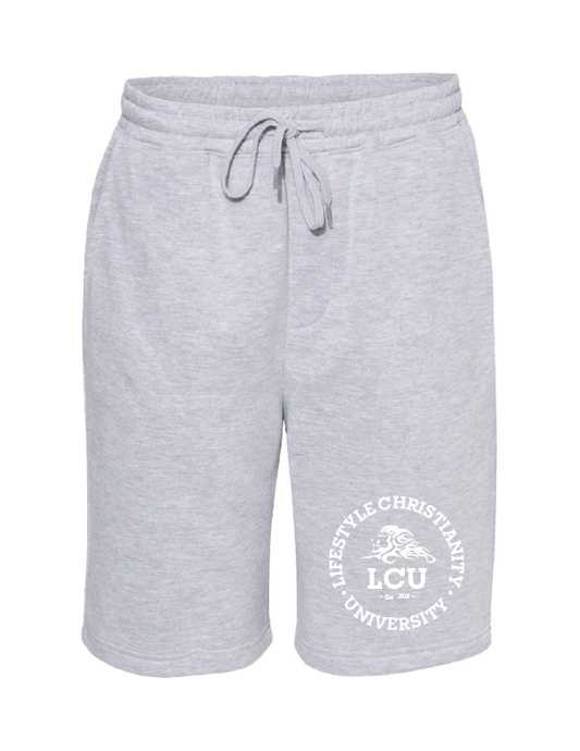 LCU Grey Heather short with Circle Logo