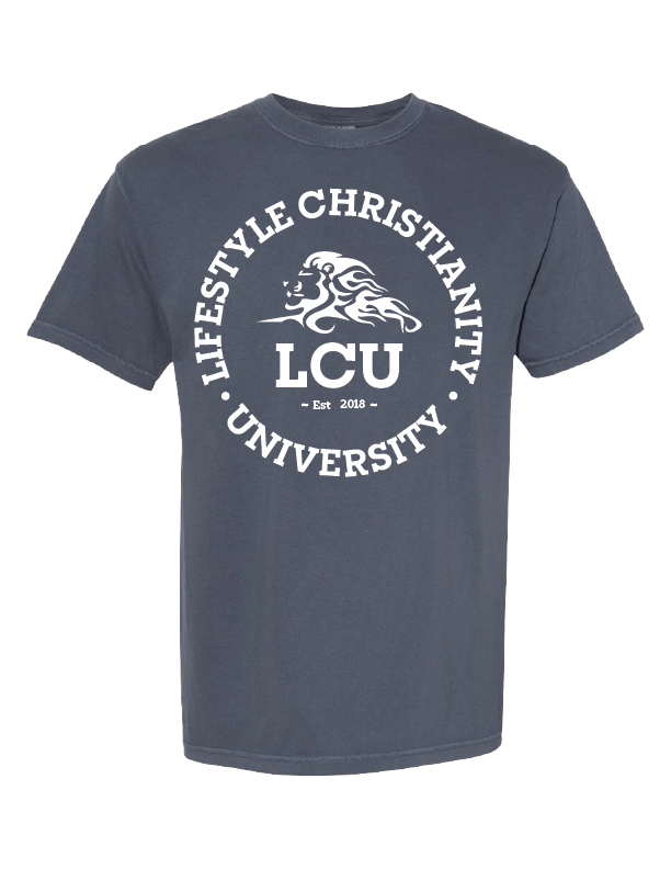 LCU  Circle Logo Demin Color  T- Shirt