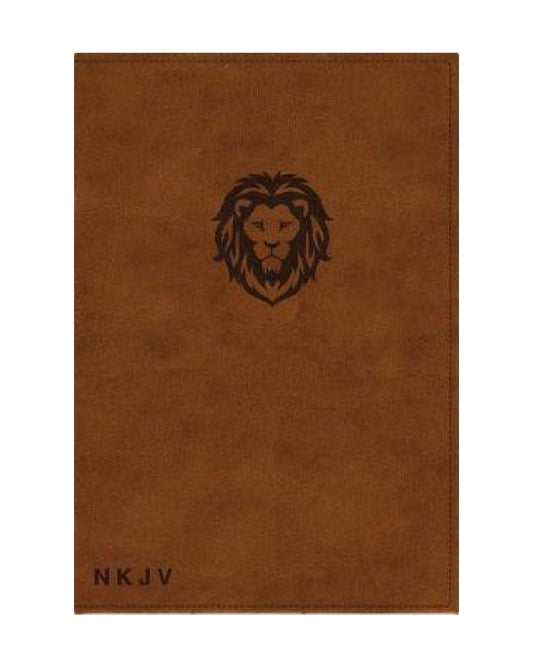 NKJV, Thinline Bible YouthEdition, Leathersoft, Brown, Red Letter Comfort Print