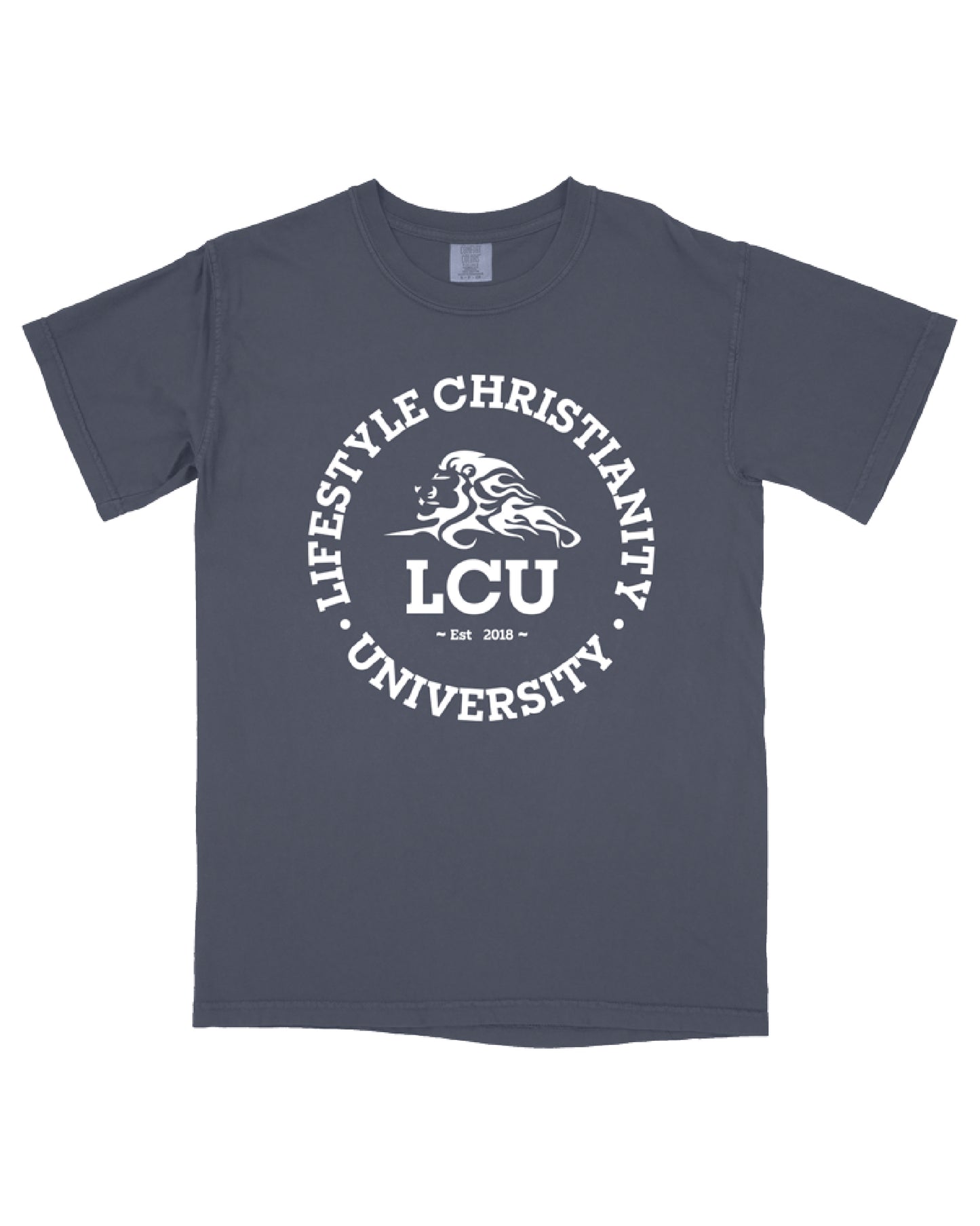 LCU  Circle Logo Demin Color  T- Shirt