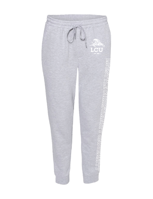 LCU Heather Grey Joggers with Circle Logo