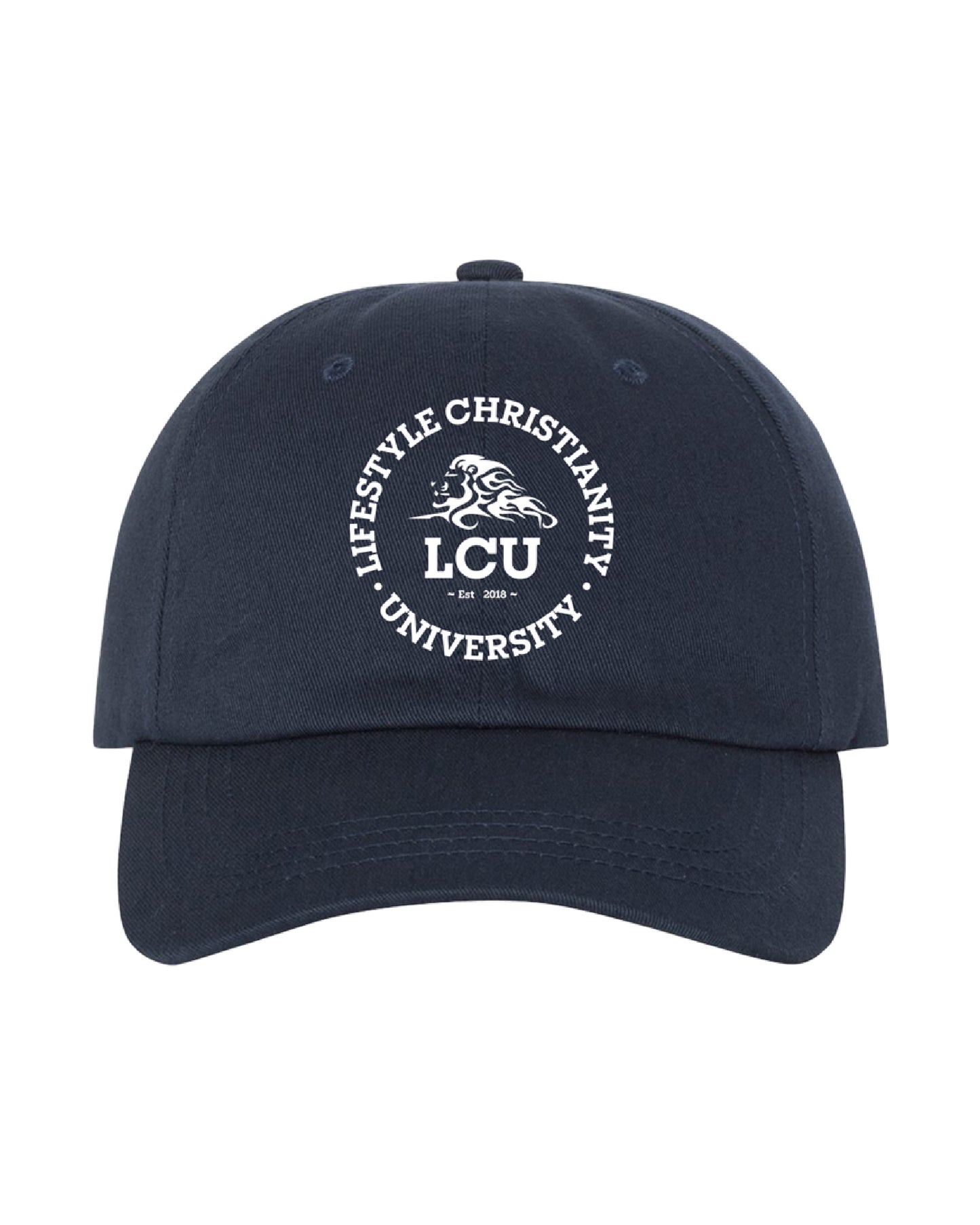 LCU Navy Blue Circle Logo Hat