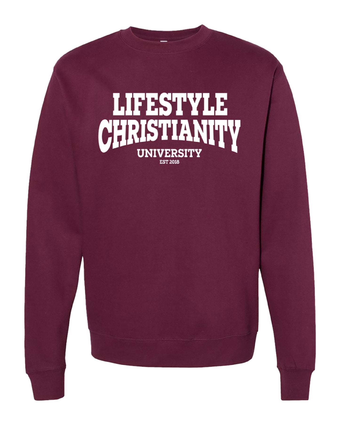 LCU Maroon Crewneck Sweater