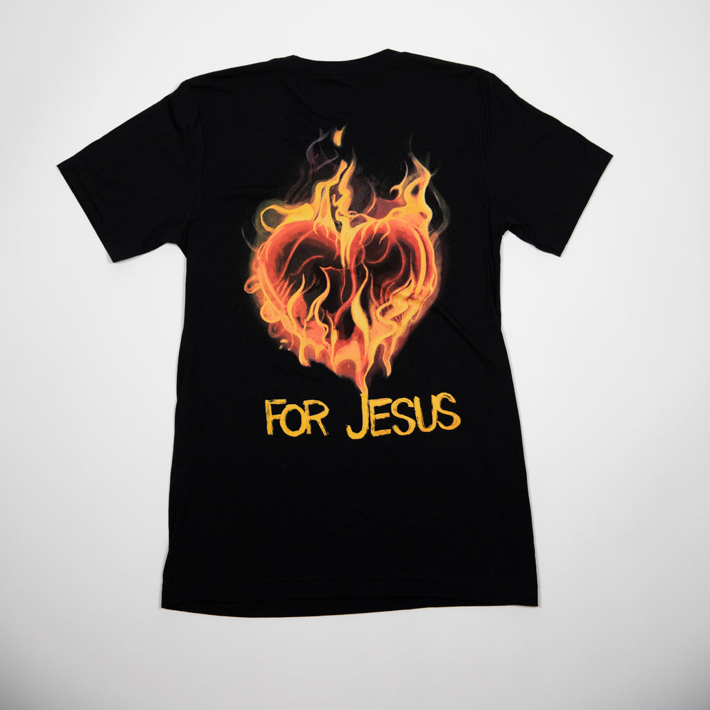 Youth Neon Burning Heart Tee